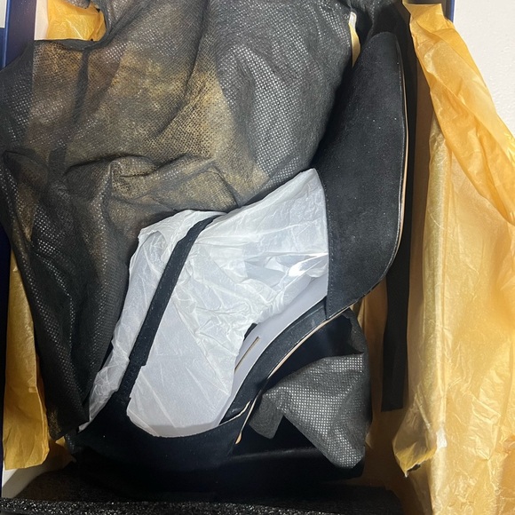 NIB Adrienne Vittadini Women's Black Nath Heels Size 8 - Picture 5 of 8